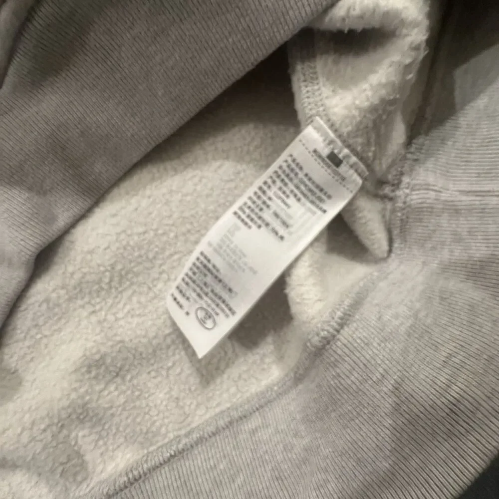 Abercrombie & Fitch Soft A&F Essentials Hoodie Men's M Oversized Light Gray - Picture 6 of 8